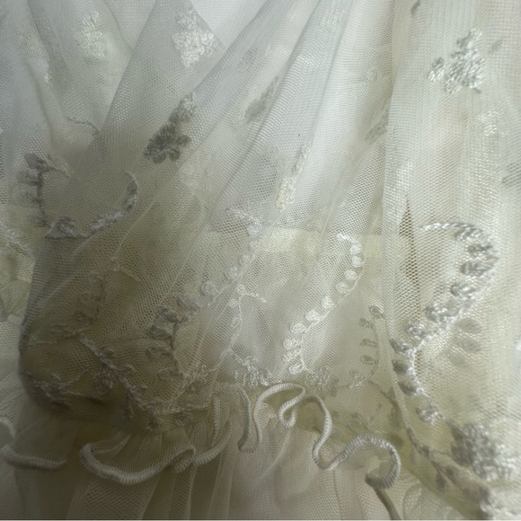 NWOT Free People Stevie Sheer Lace Ivory Maxi Dress xs - Picture 15 of 15